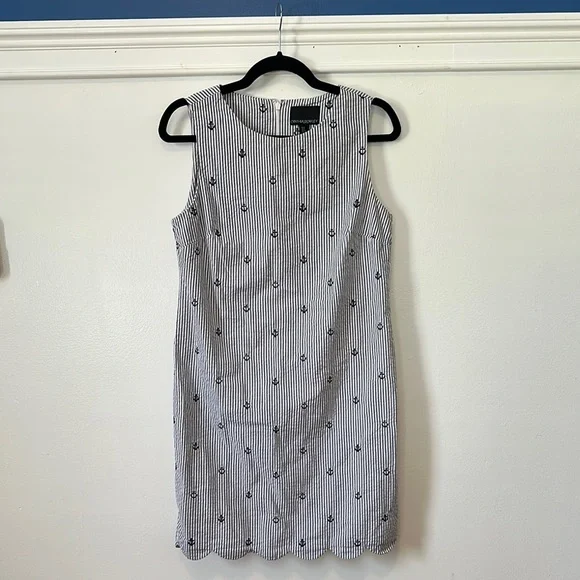 Cynthia Rowley Black and White Striped Mini Dress - SIZE 6. Good condition